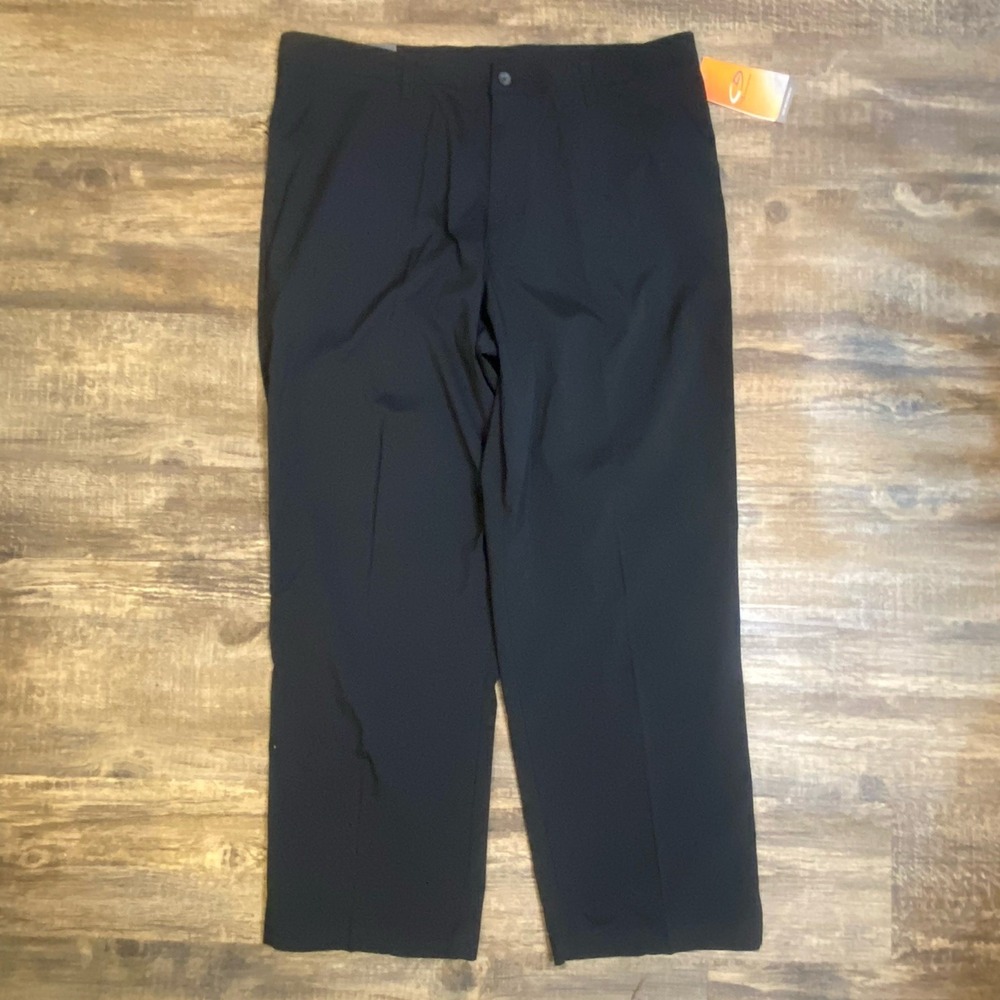 Champion Golf Pants Men's 40x30 Black Performance Stretch Athletic Slacks NEW